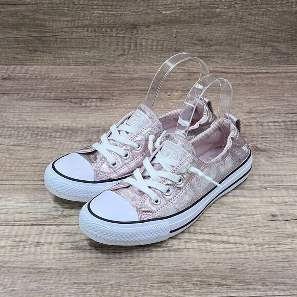 Converse CTAS Shoreline Women's Size 7 Metallic Rose Gold Slip On Shoes (556689F - Picture 9 of 9